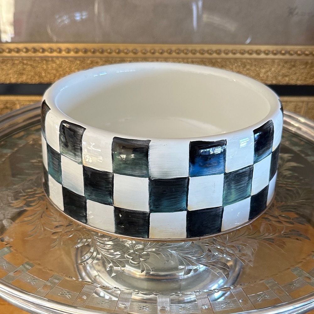 Mackenzie-Childs Dog Bowl